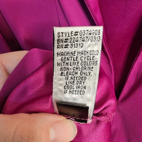 Alyx Limited Dress, Fucia, sz. 10. Midi, sleeveless, round neck. Zipper in back. - Picture 7 of 10